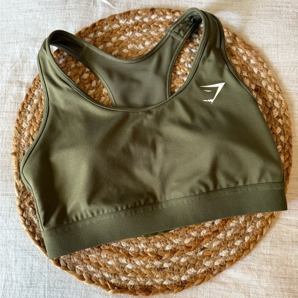 Gymshark Green Seamless Sports Bra Intimates
